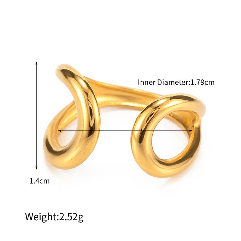 Geometric Line Ring JXRW2306045