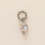 Stainless Steel 12 Month Birthstone Pendant Adjustable Charm