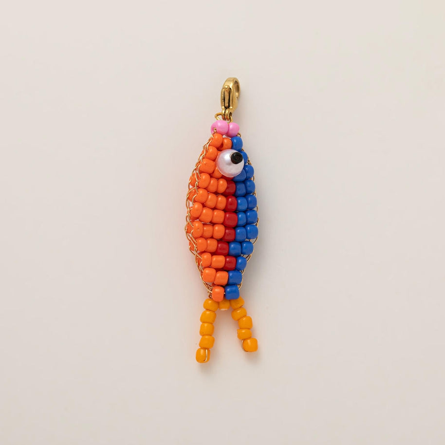 Colored Fish Shoe Charm 14K Gold Plated Copper JX26041241GK