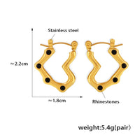 Polka Dots Heart Earring