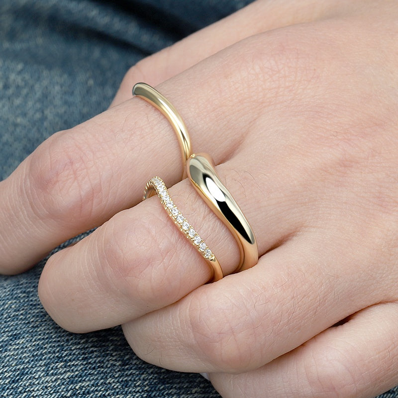 Slim Wave Ring