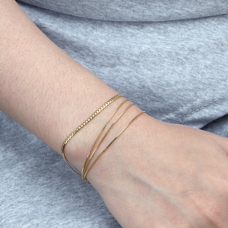 1.8mm Serpentine Chain Bracelet