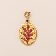 Ocean Series Print Pendant Steel 18K Gold Plated DIY