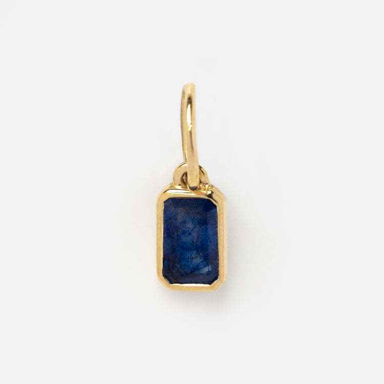 Square Shape 12 Birthstones Pendant Colorful Zircon DIY Charm