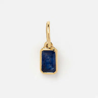 Square Shape 12 Birthstones Pendant Colorful Zircon DIY Charm