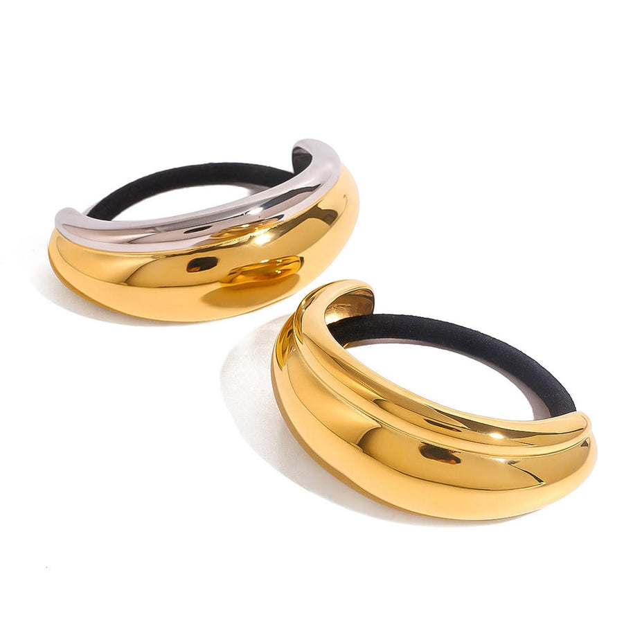 U Shape Hair Tie Stainless Steel Scrunchie JXH2408007