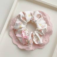 Pink Girl Lace Hair Tie JTLF-2264