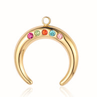 Sun Moon Pendant | Bohemian Star Charm Festival Jewelry