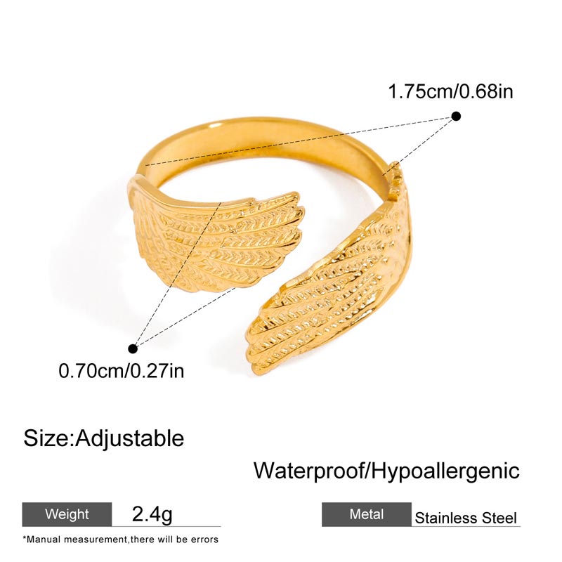 Wing Open Ring