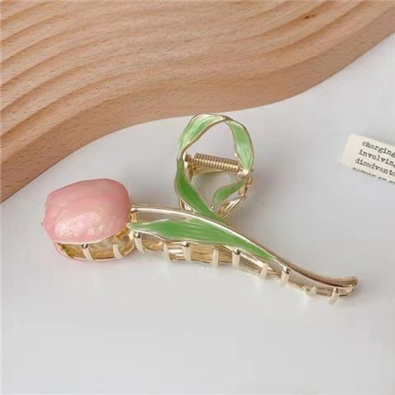 Enamel Tulip Hair Claw JSC604