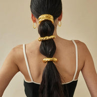 Star Hair Tie Stainless Steel Ponytail Holder JX Hot003