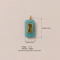 Glass Zircon DIY Pendants Dopamine Colorful Birthstone Charm