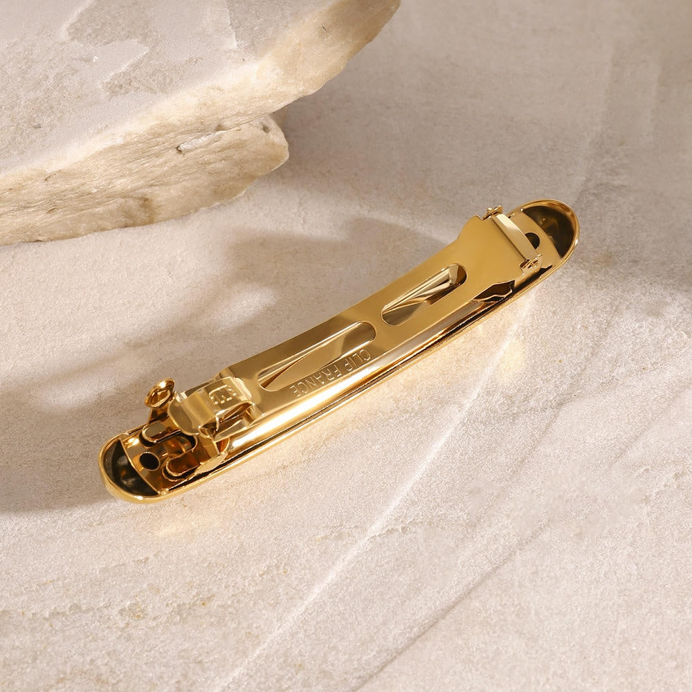 Spring Hair Clip Stainless Steel Barrette JXH2408004