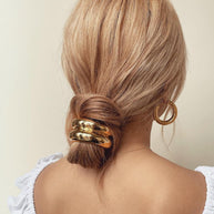 Metal Hair Tie Minimalist Ponytail Holder JXH2403004