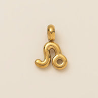 Personalized Zodiac Clog Charm 18K Gold JX26041206GK
