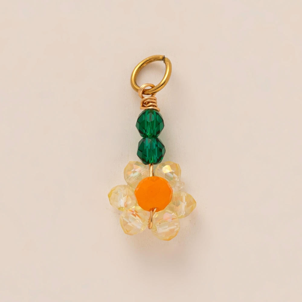 Flower Pendant Metal Chain Vacation Accessory JX261616GK
