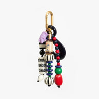 Summer Boho Beaded Colorful Tassel Pendant Bag Charm JX260515R