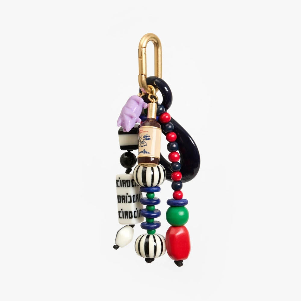 Summer Boho Beaded Colorful Tassel Pendant Bag Charm JX260515R
