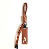 Whale Keychain | Leather Letter Charm | Cute Bag Pendant