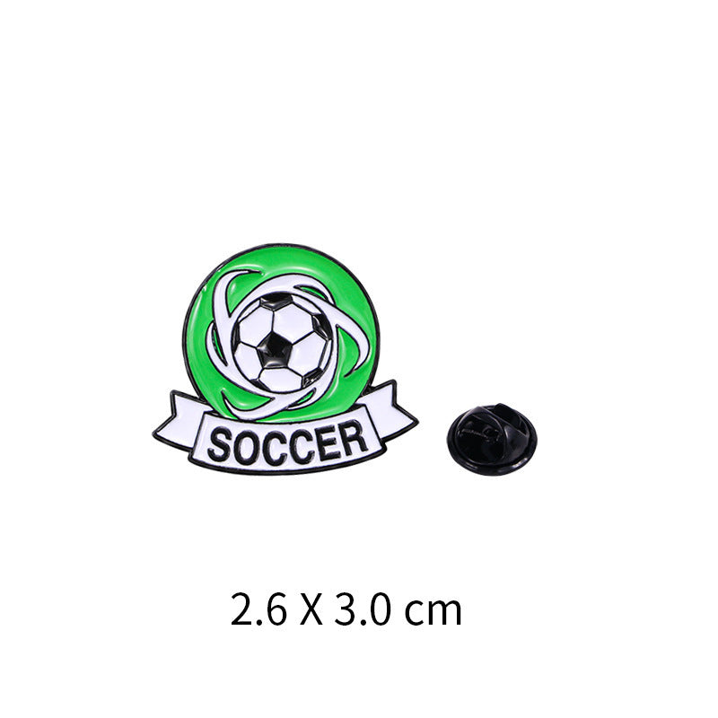 Soccer Medal Pin | World Cup Commemorative | Metal Badge