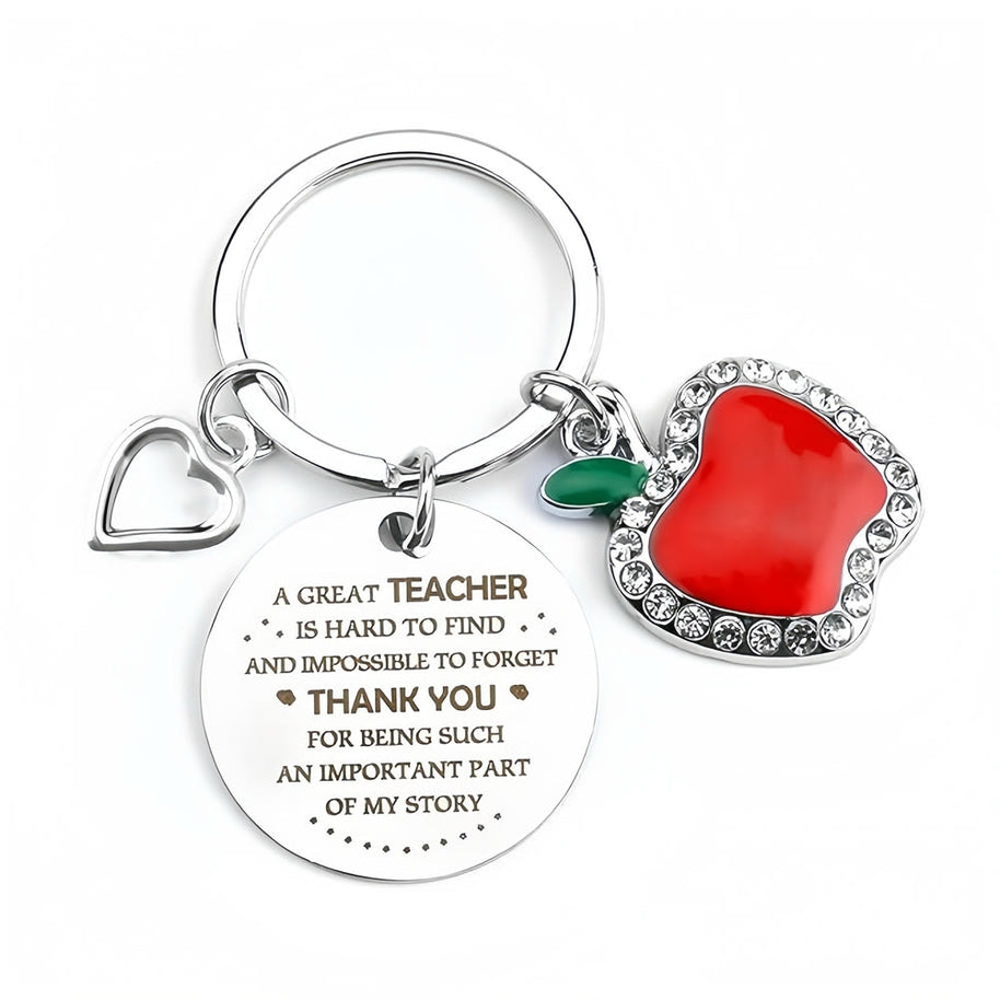 Apple Keychain | Teacher Graduation Gift | European Style