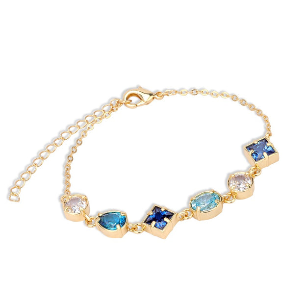 Blue Zircon Bracelet