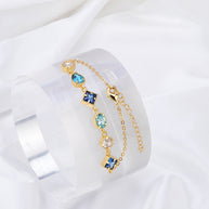 Blue Zircon Bracelet