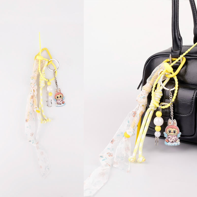 Cute Labubu Keychain | Backpack Charm for Students