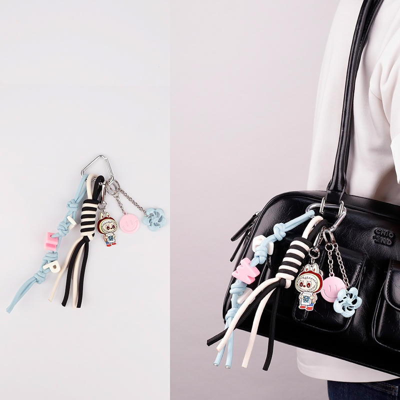 Miu-Style Bag Charm | Minimalist Keychain for Women