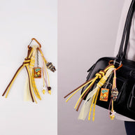 Summer Labubu Keychain | Miu-Style Bag Charm & Phone Strap