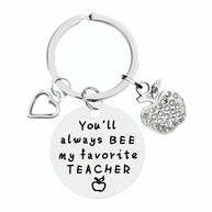 Apple Keychain | Teacher Graduation Gift | European Style