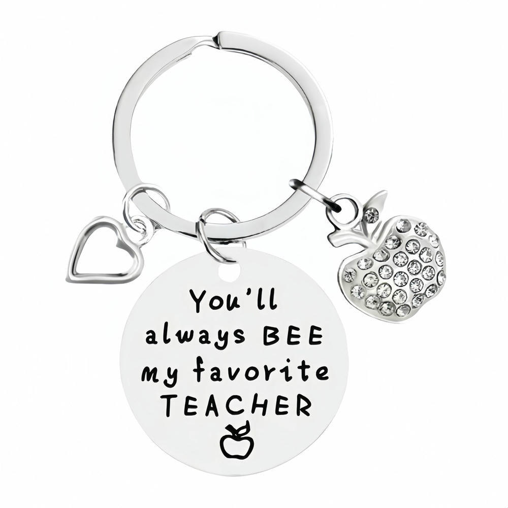Apple Keychain | Teacher Graduation Gift | European Style
