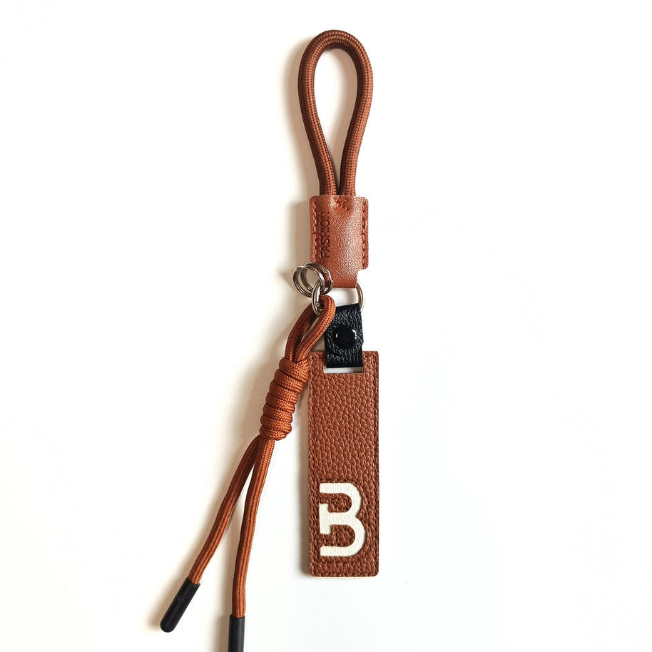 Whale Keychain | Leather Letter Charm | Cute Bag Pendant