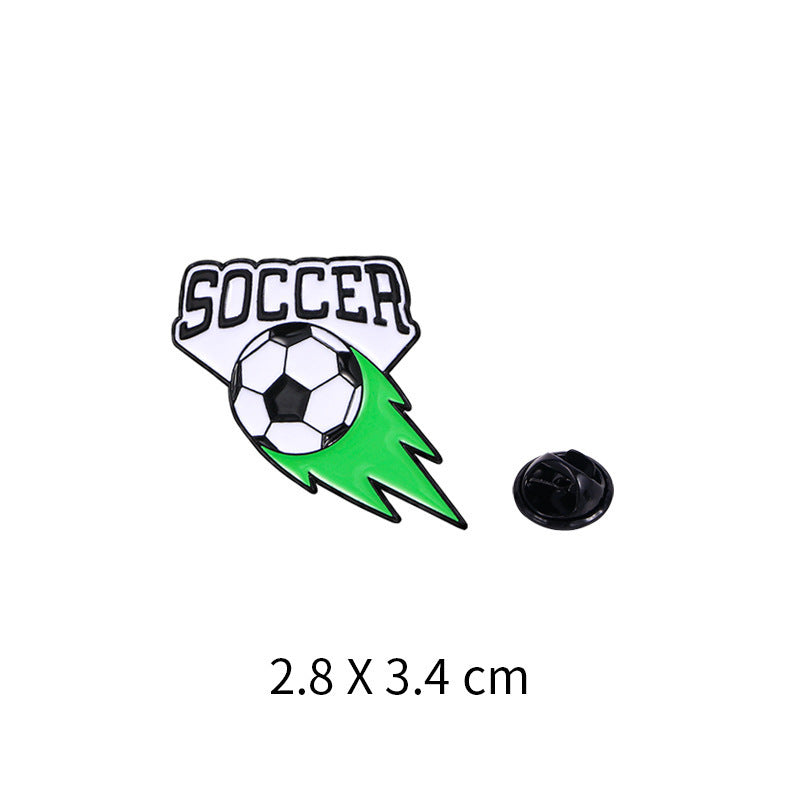 Soccer Medal Pin | World Cup Commemorative | Metal Badge