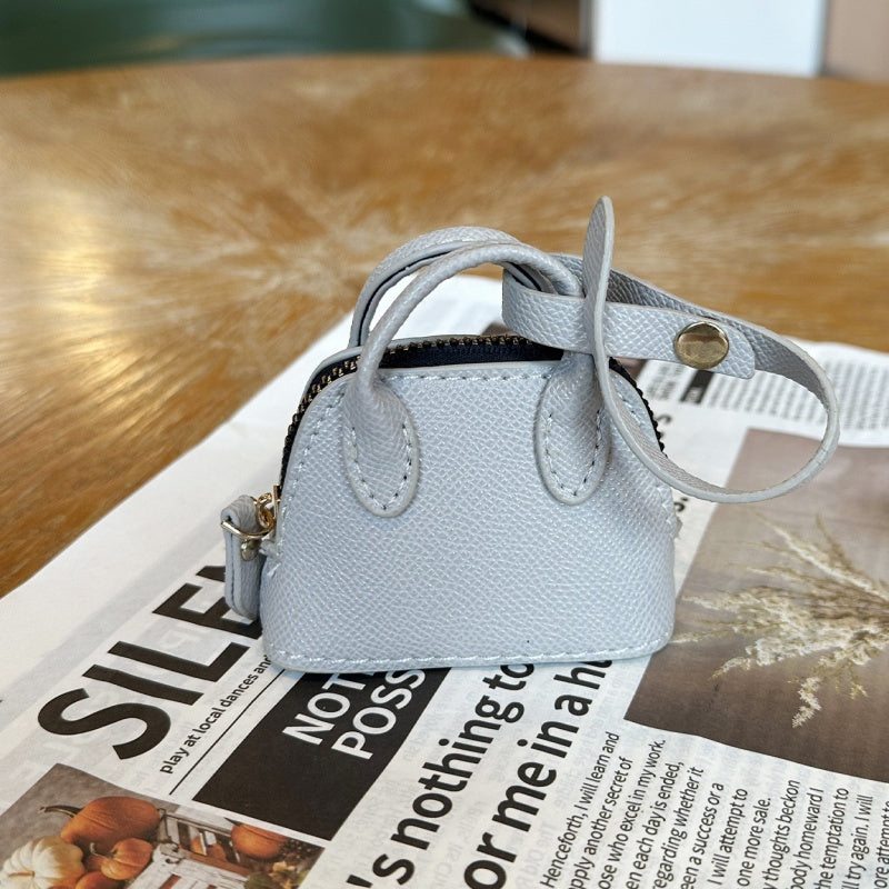 Mini Tote Bag Keychain | Solid Color Pouch | Ins Style