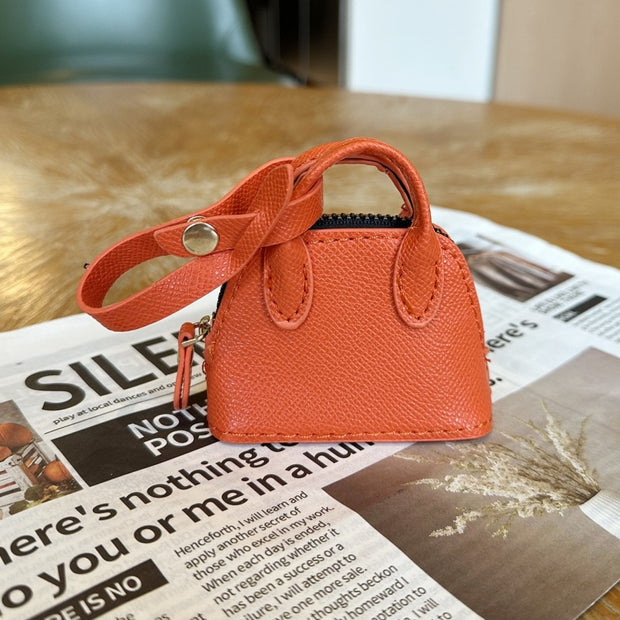 Mini Tote Bag Keychain | Solid Color Pouch | Ins Style