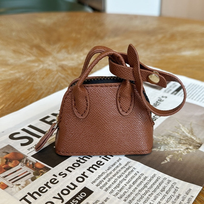 Mini Tote Bag Keychain | Solid Color Pouch | Ins Style