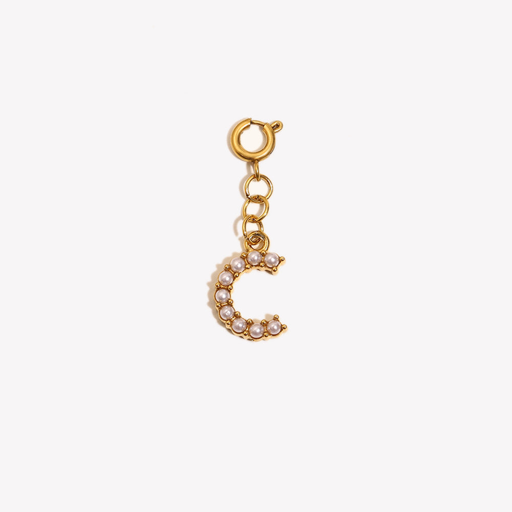 Versatile Spring Clasp Pendant English Letters Women JXC9510