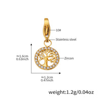 DIY Jewelry Multi Pendant Steel Necklace Bracelet Accessory