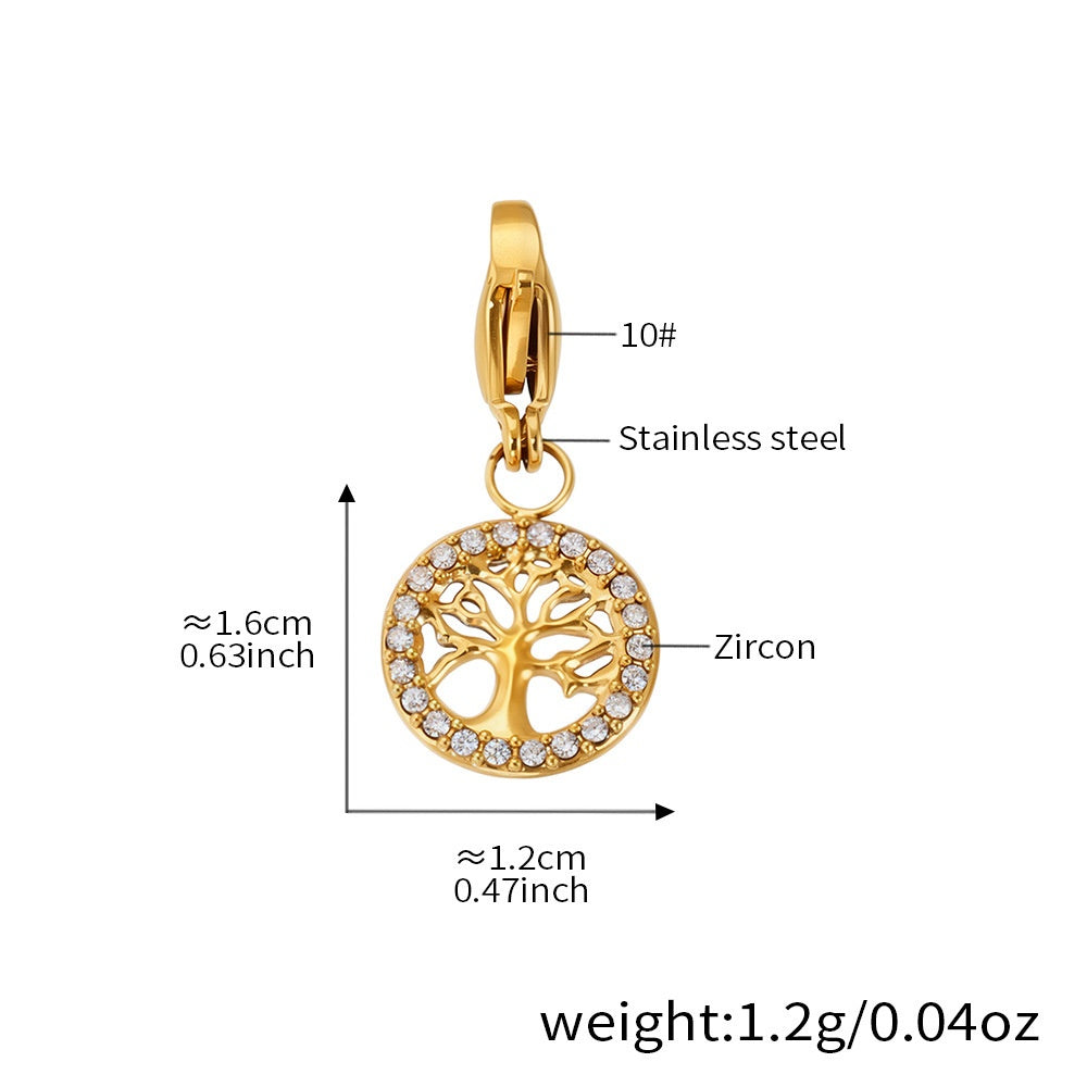 DIY Jewelry Multi Pendant Steel Necklace Bracelet Accessory