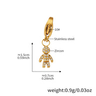 DIY Jewelry Multi Pendant Steel Necklace Bracelet Accessory