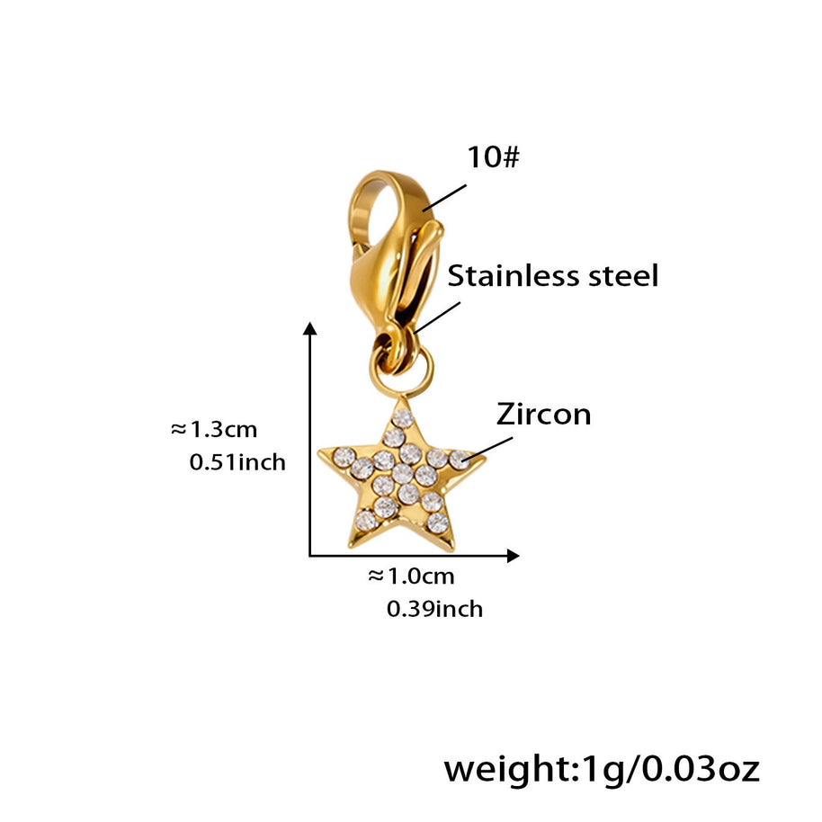 DIY Jewelry Multi Pendant Steel Necklace Bracelet Accessory
