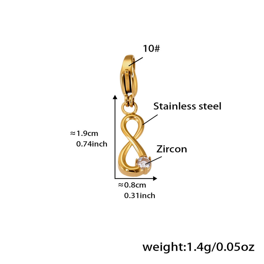 DIY Jewelry Multi Pendant Steel Necklace Bracelet Accessory