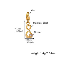 DIY Jewelry Multi Pendant Steel Necklace Bracelet Accessory