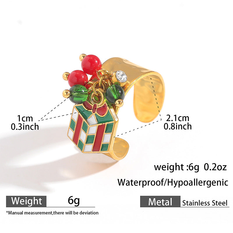 11 Style Christmas Ring JXQ09962-JXQ09972