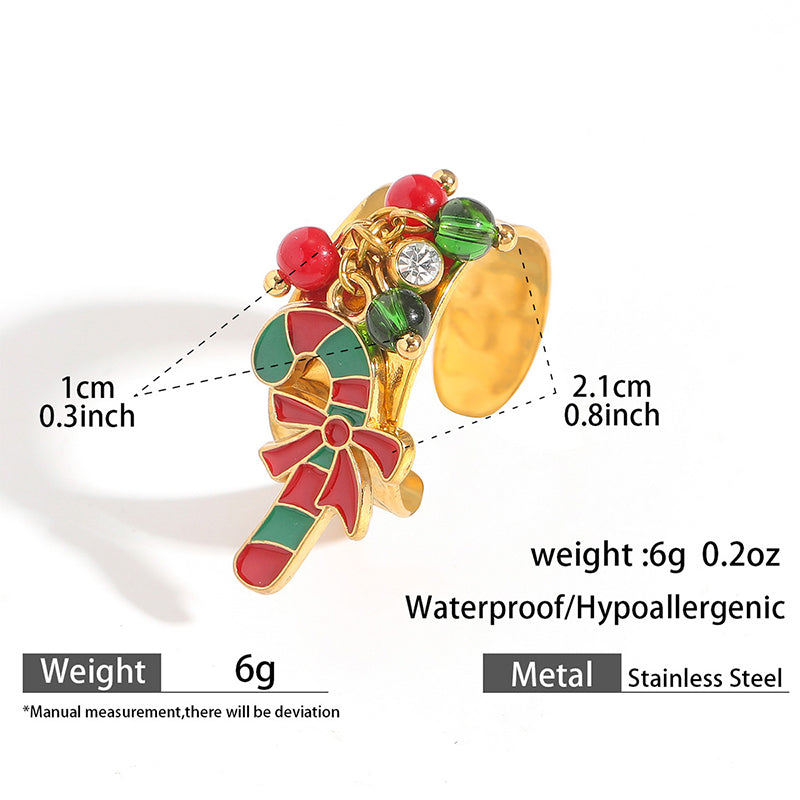 11 Style Christmas Ring JXQ09962-JXQ09972