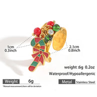 11 Style Christmas Ring JXQ09962-JXQ09972