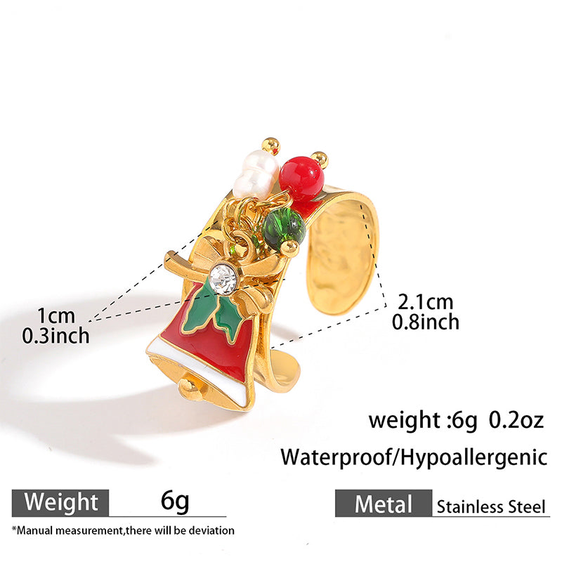 11 Style Christmas Ring JXQ09962-JXQ09972