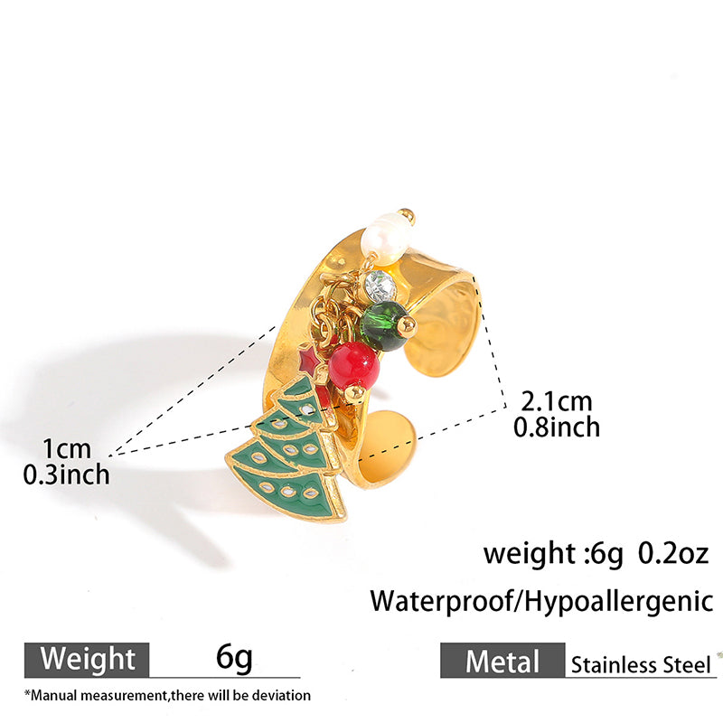 11 Style Christmas Ring JXQ09962-JXQ09972