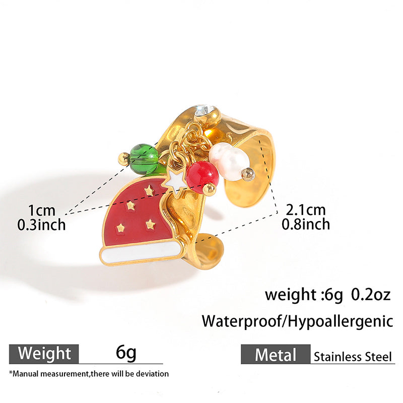 11 Style Christmas Ring JXQ09962-JXQ09972